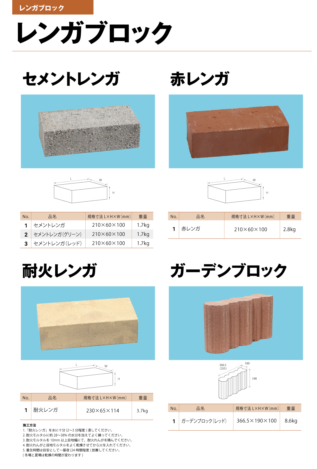 レンガブロック
